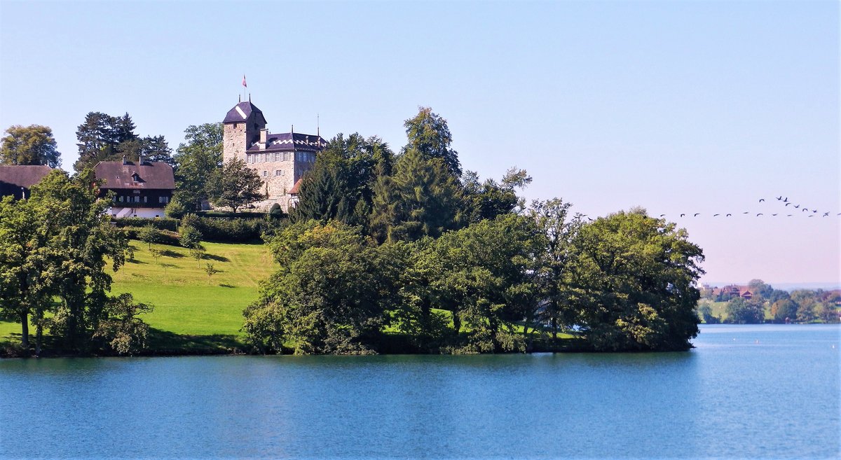 Schloss Buonas auf der Halbinsel Buonas am Zugersee - 21.09.2012