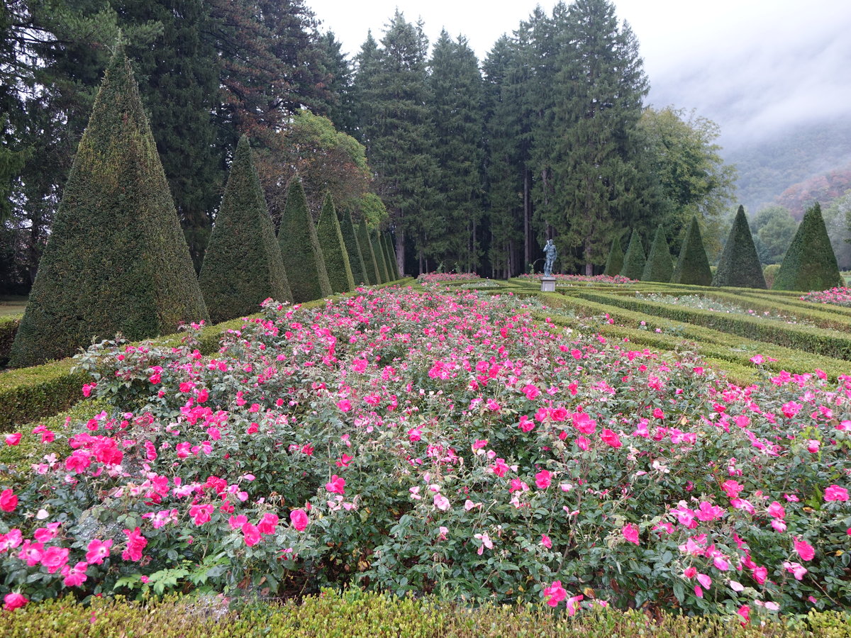 Schlosspark beim Chateau Vizille, Dept. Isere (18.09.2016)