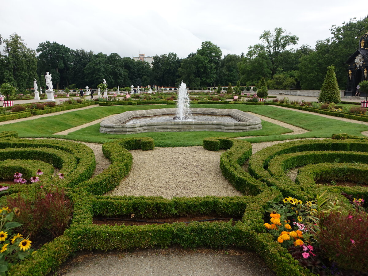 Schloßpark vom Pałac Branickich in Bialystok, Podlachien (04.08.2021)