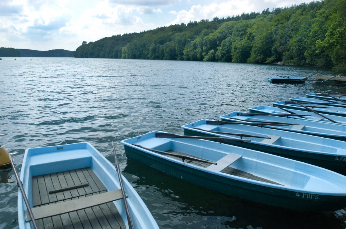 Schmaler Luzin in der Feldberger Seenlandschaft. Aufnahme: Juli 2006.