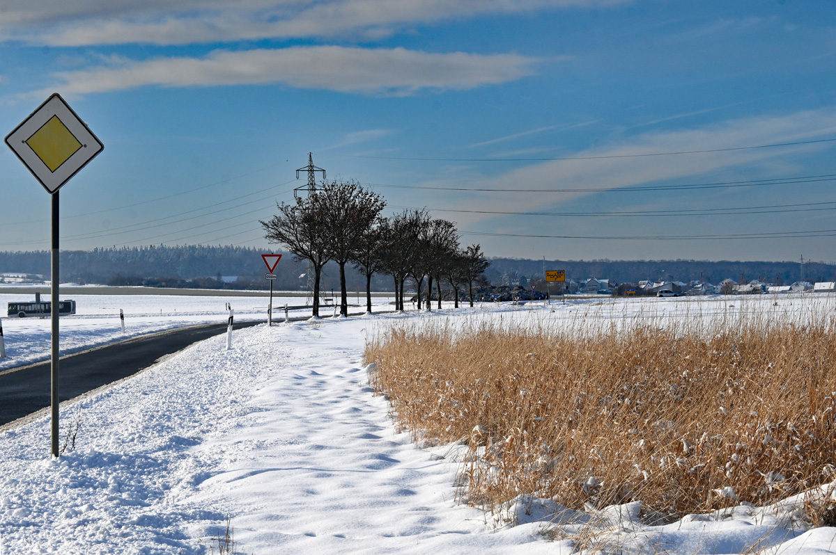 Schneelandschaft bei Euskirchen - 18.01.2024