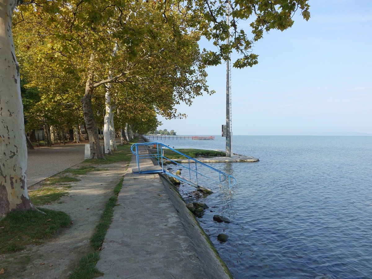 Seepromenade am Balaton bei Balatonföldvar (30.08.2018)