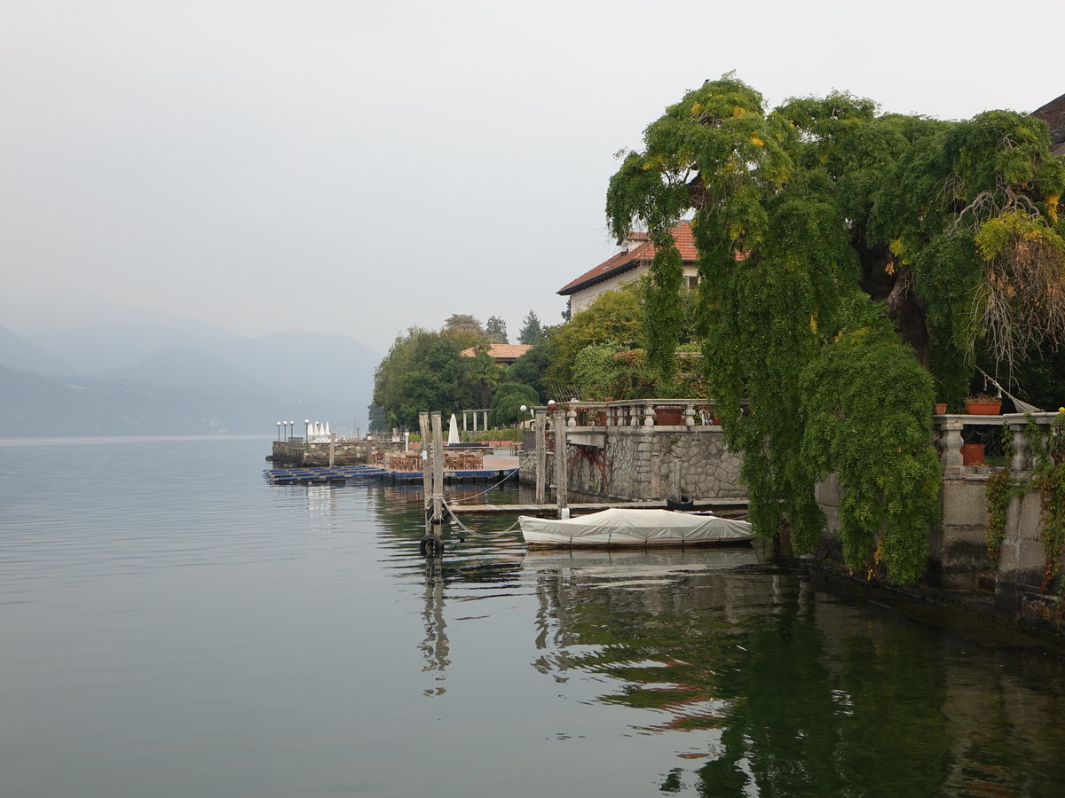 Seepromenade am Ortasee bei Orta san Giulio (06.10.2019)