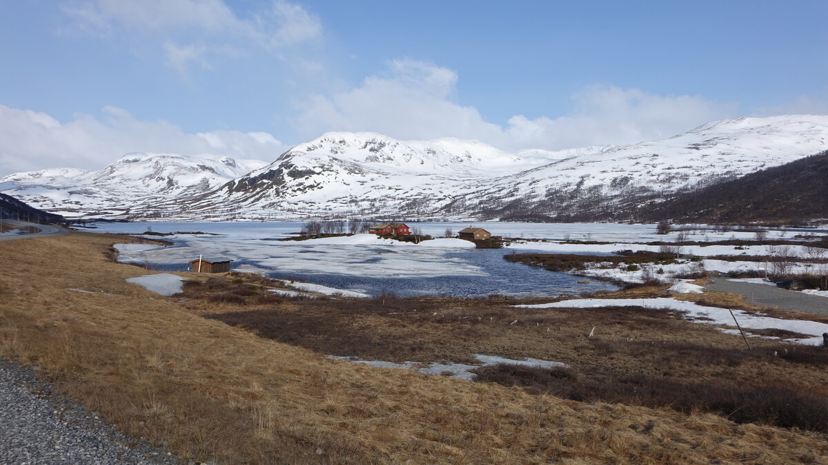 Smeddalsvatnet See an der E16, Innlandet (26.05.2023)