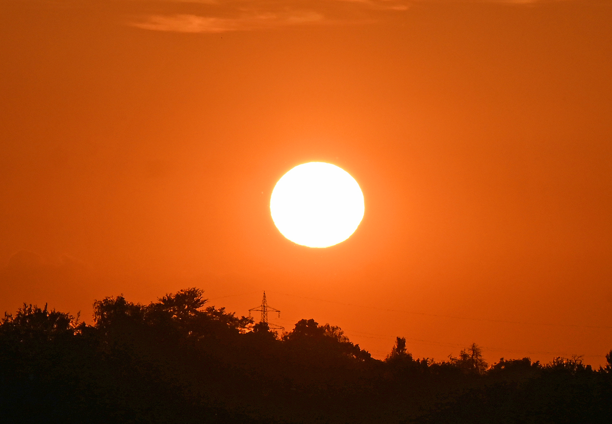 Sonnenuntergang bei Euskirchen am 14.05.2022