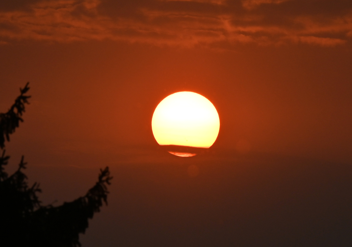 Sonnenuntergang über der Eifel - 05.05.2022