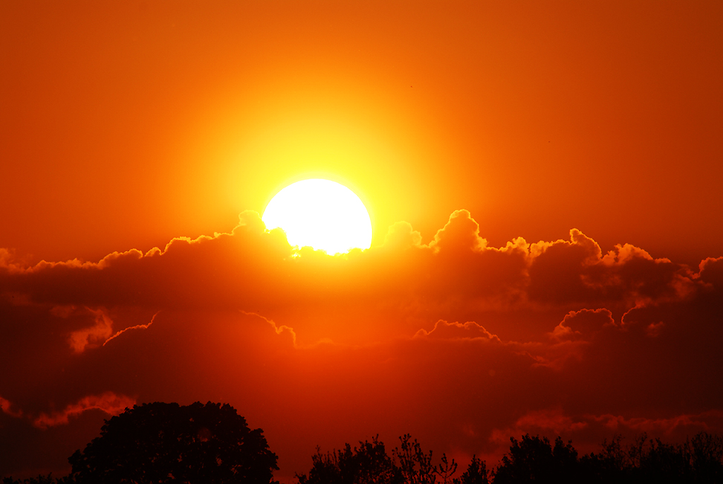 Sonnenuntergang über den Fildern 1  07.05.2016