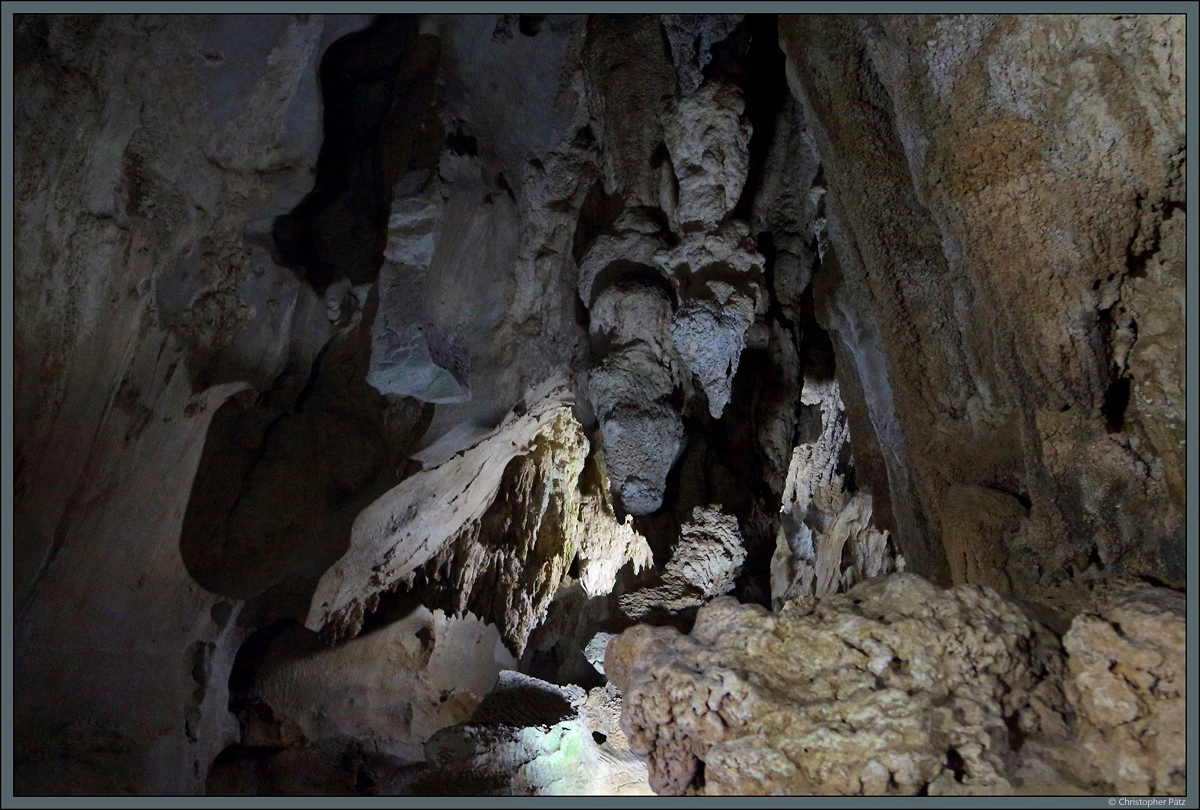 Stalagtiten in der Karsthöhle Cueva del Indio bei Viñales. (20.03.2017)