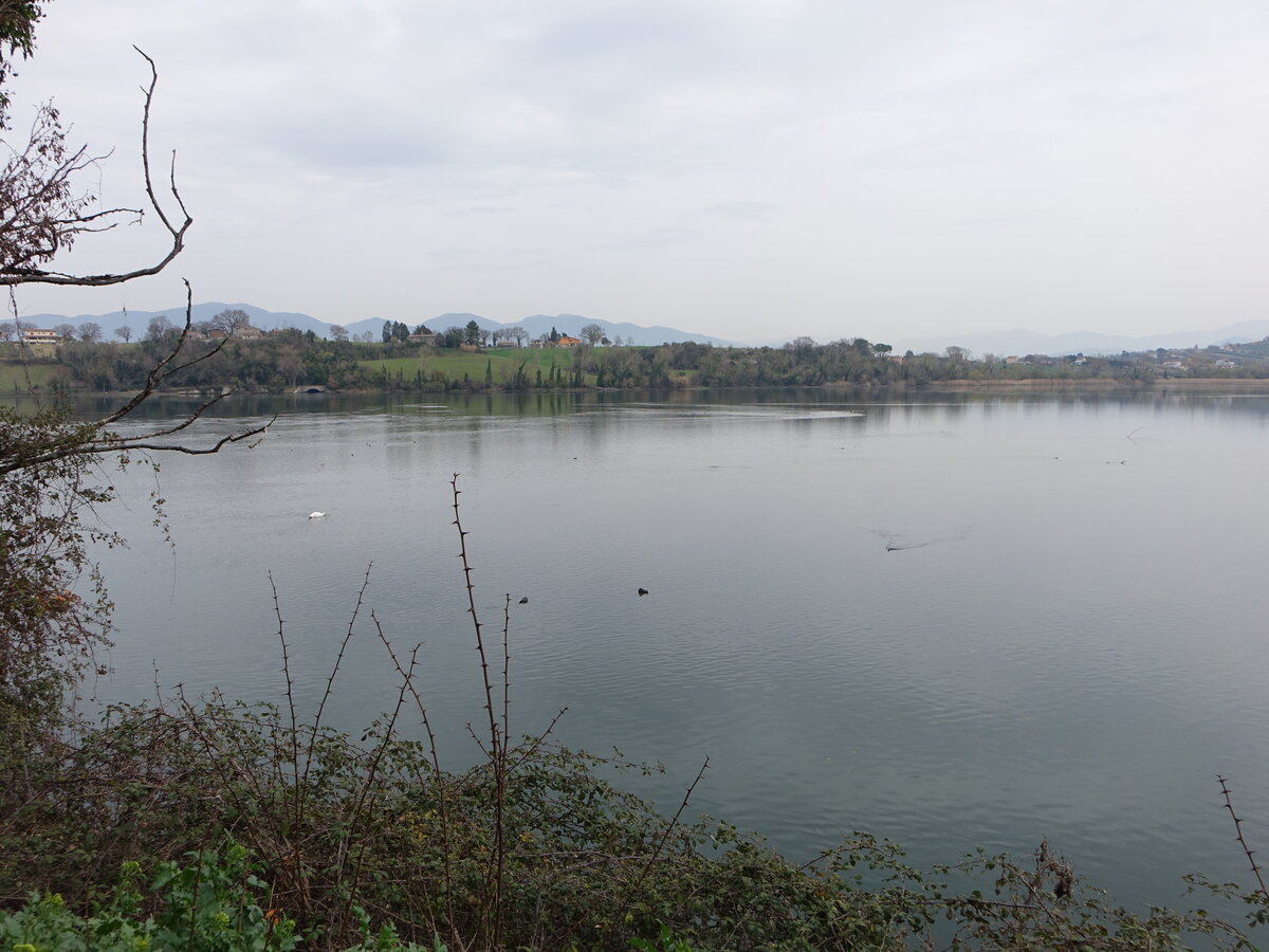 Stausee Lago di Recentino bei Narni, Umbrien (28.03.2022)