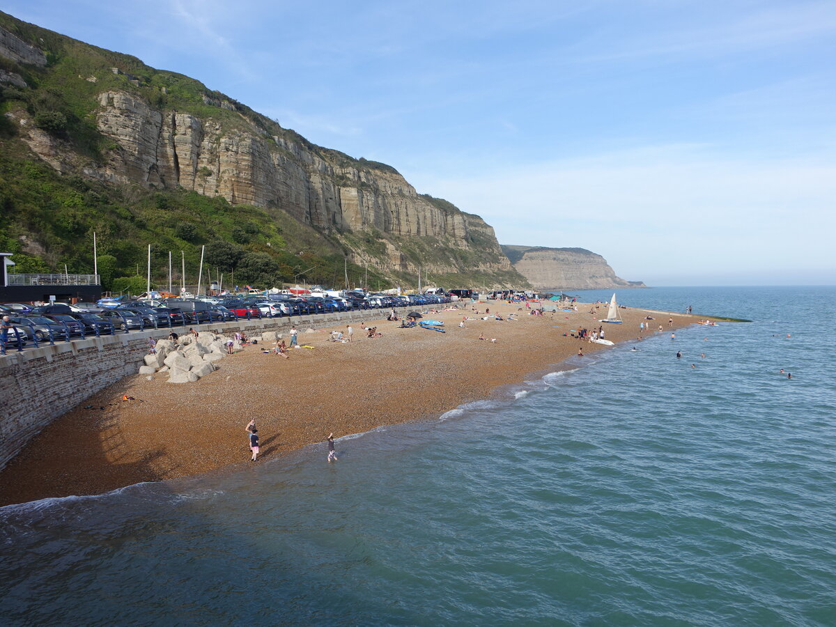 Steilküste East Hill bei Hastings, East Sussex (03.09.2023)