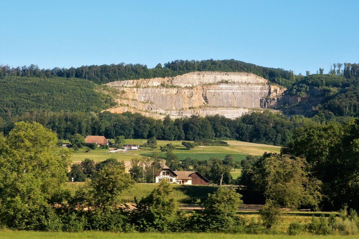 Steinbruch Born, zwischen Olten und Wangen, Kanton Solothurn - 25.06.2018