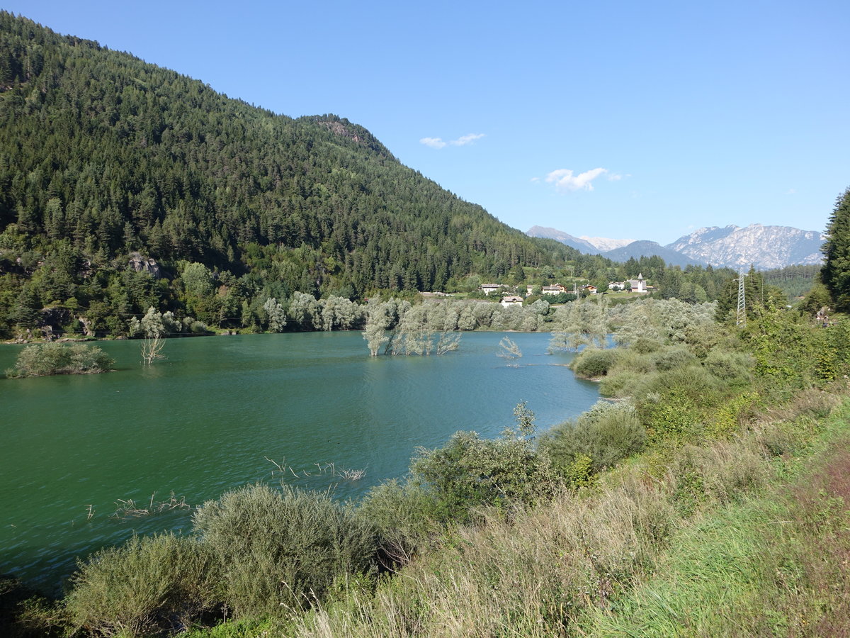 Stramentizzo-Stausee im Val di Fiemme, Trentino (16.09.2019)