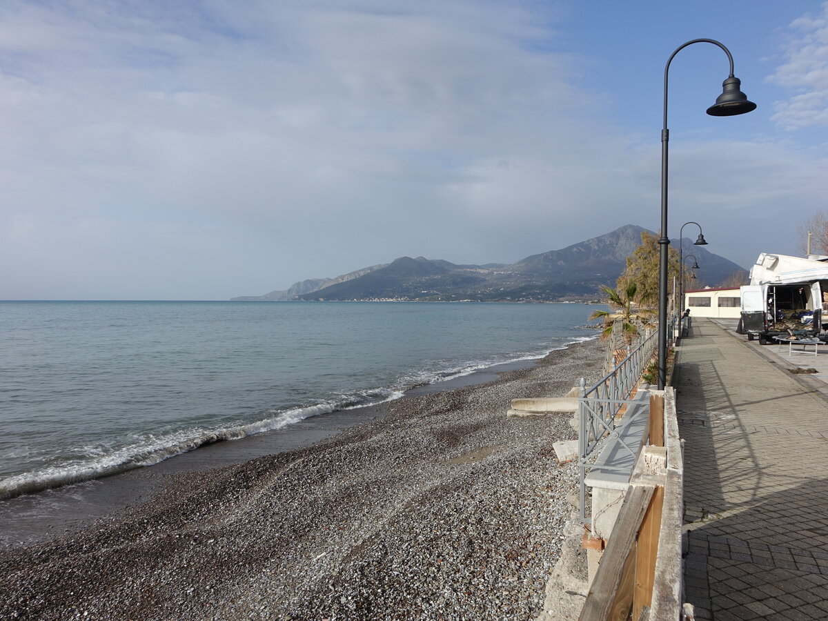 Strand bei Capitello, Provinz Salerno (28.02.2023)