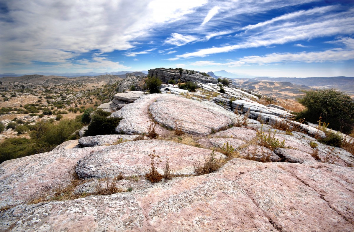 Torcal de Antequera in Andalusien. Aufnahmedatum: 18. Juli 2014.