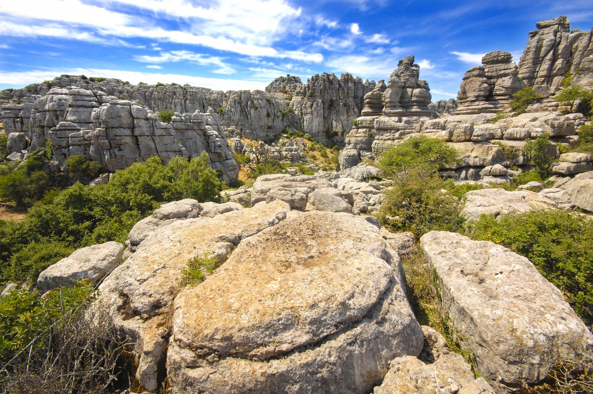 Torcal de Antequera - Spanien. Aufnahmedatum: 18. Juli 2014.