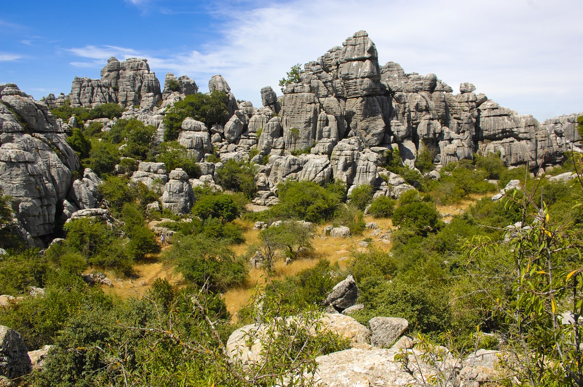 Torcal de Antequera - Spanien. Aufnahmedatum: 18. Juli 2014.