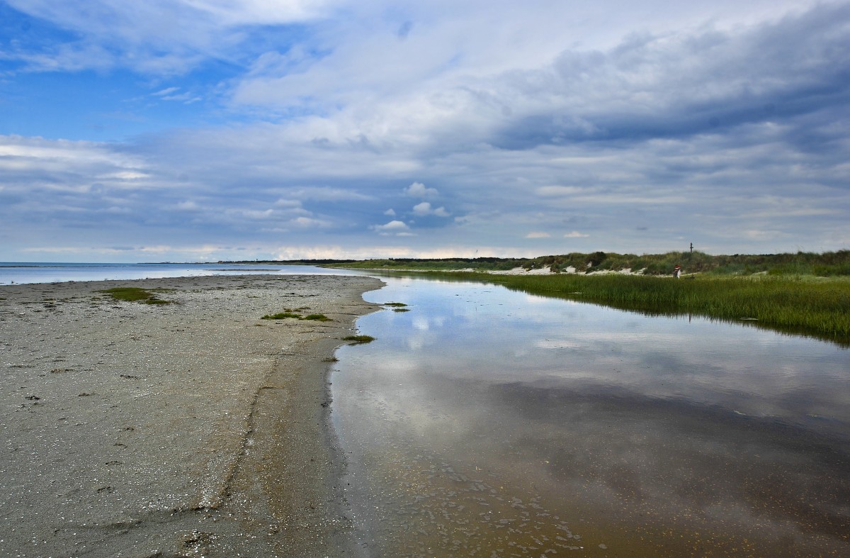 Vesterø Strand auf der Insel Læsø. Aufnahmedatum: 12. Juli 2012.