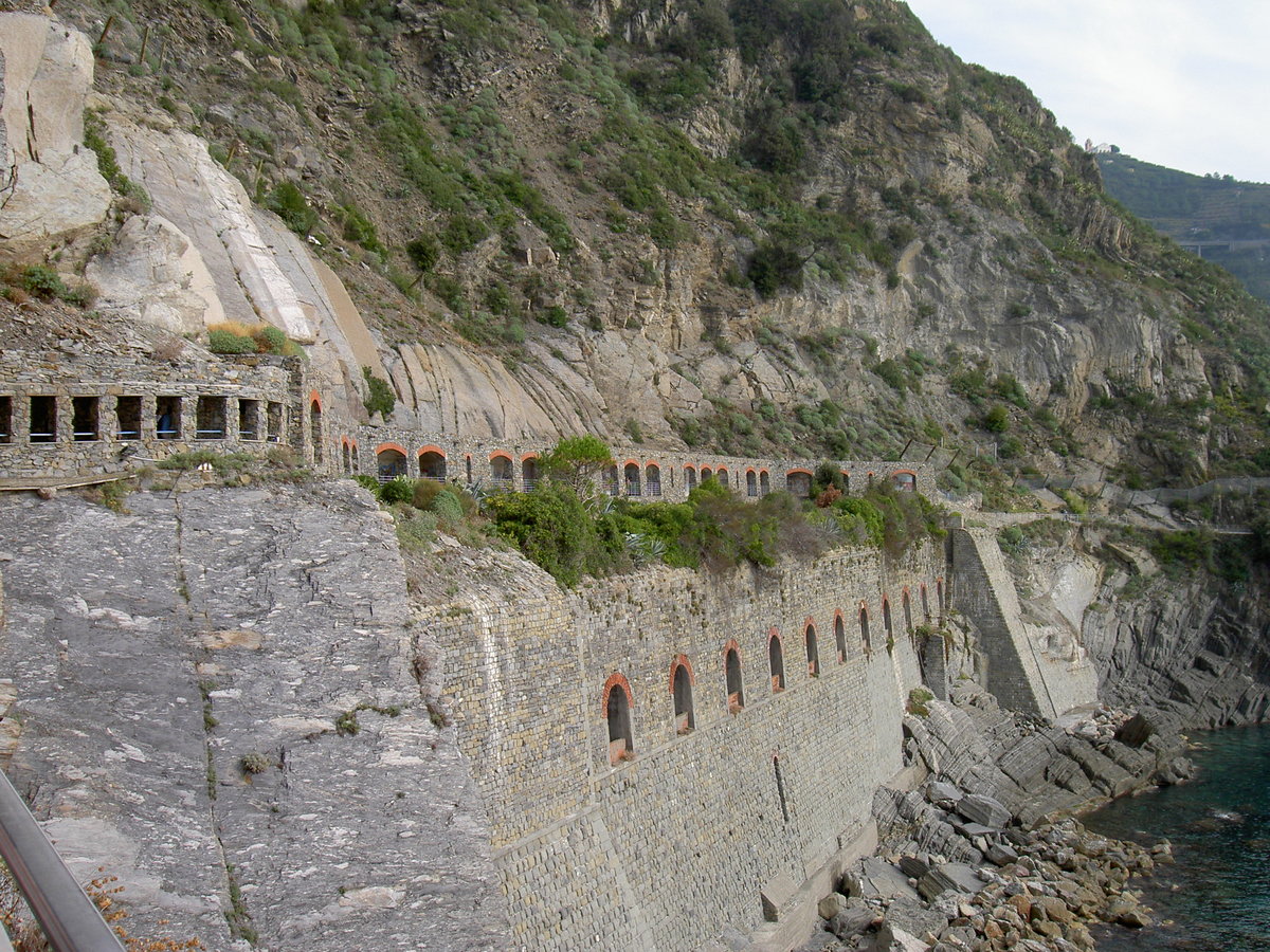 Wanderweg Via dell’Amore an der Cinque Terre bei Monterosso (12.10.2006)