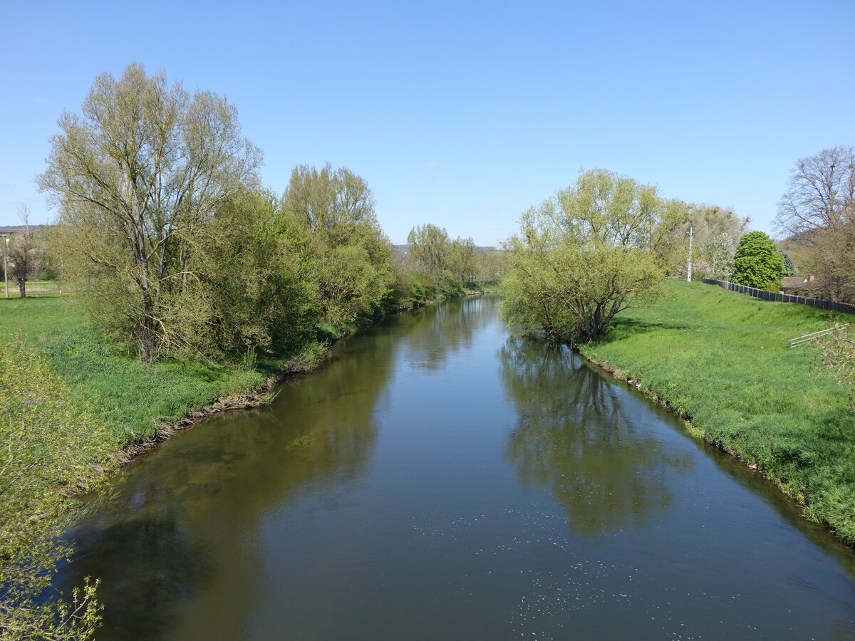 Weiße Elster bei Silbitz, Ostthüringen (30.04.2023)