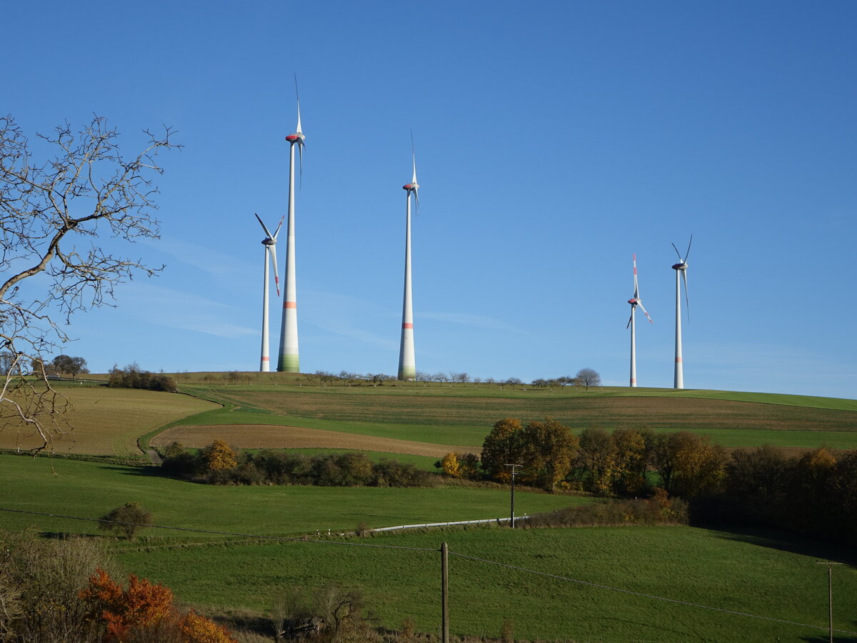 Windpark bei Udelfangen, Lkr. Trier-Saarburg (05.11.2025)