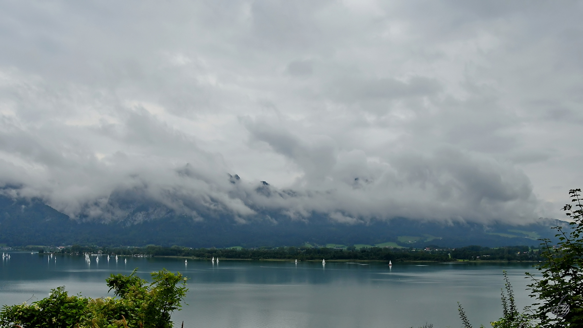 Wolken über den Mondsee. (August 2020)