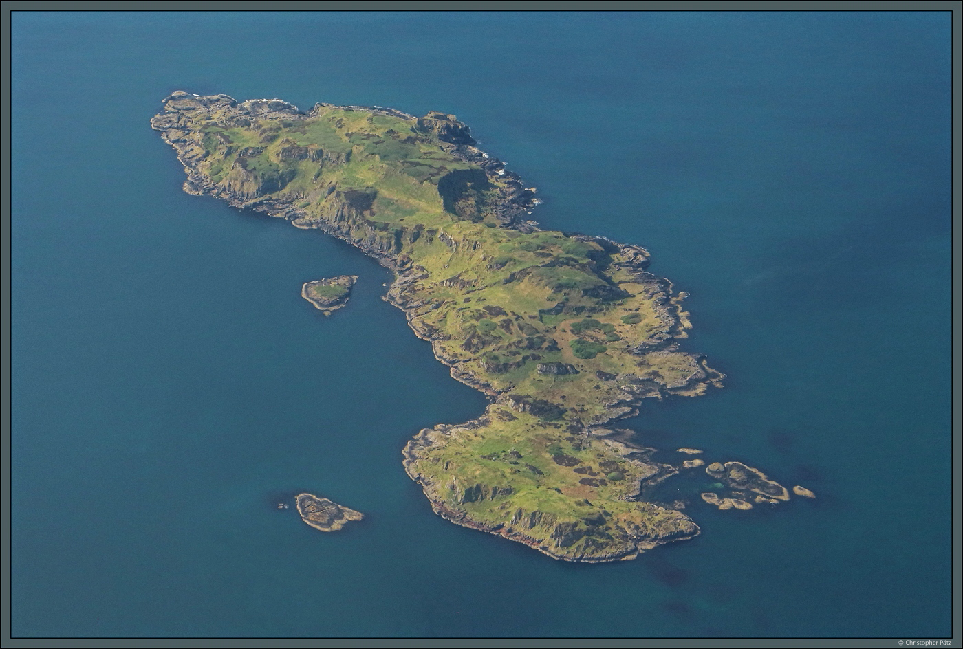 Insh Island zählt zu den unbewohnten Inseln im Firth of Lorn. (08.05.2025)