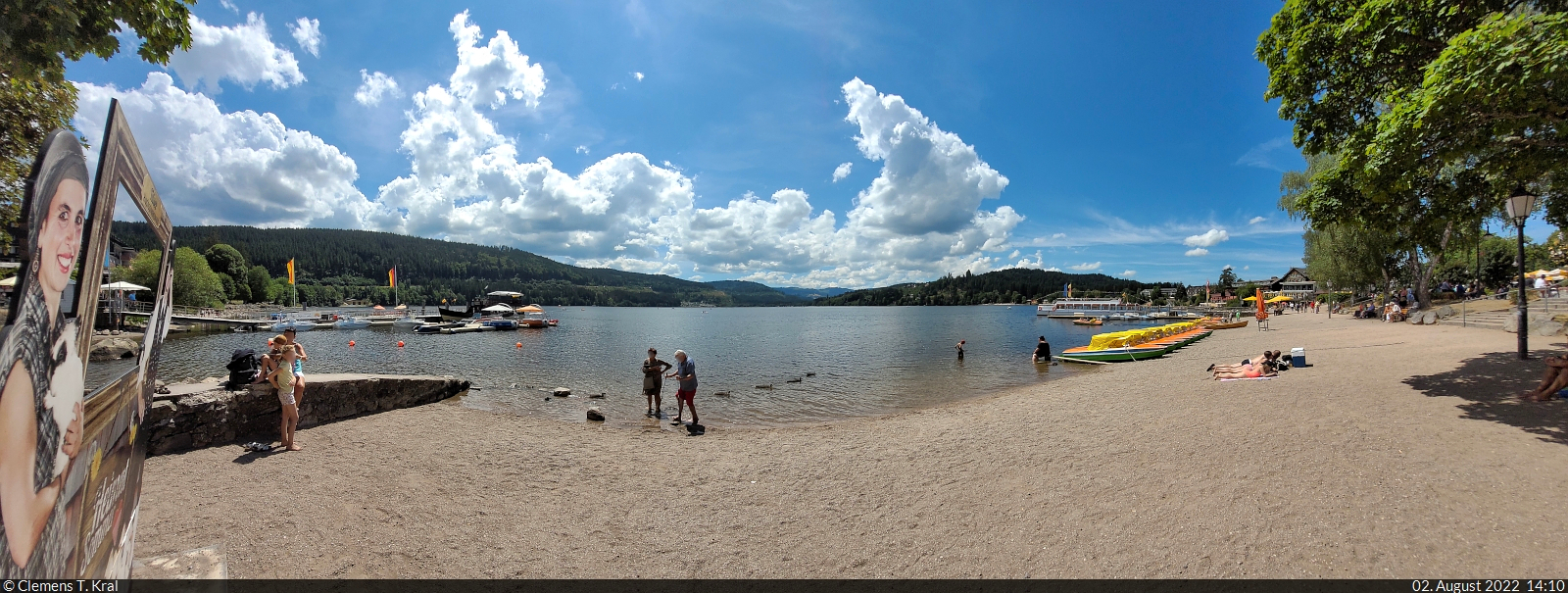 Schwarzwald-Panorama am Titisee (Stadt Titisee-Neustadt).

🕓 28.7.2022 | 14:10 Uhr