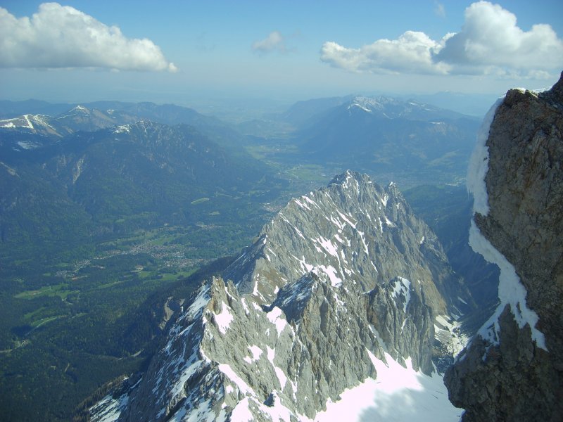 A Bliga vom de Zugspitz uf da Wettersteingebirg u Garmisch Patnkirch, 13.5.2008