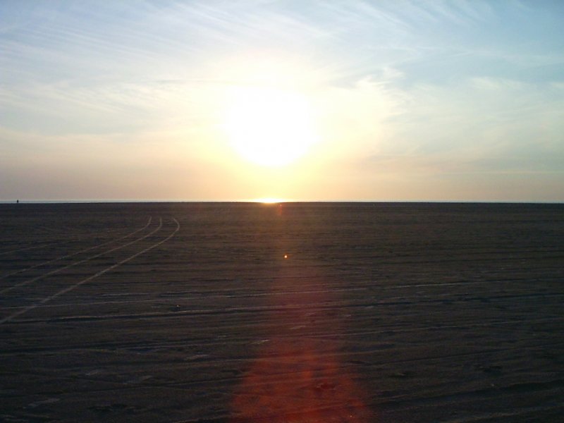 Abends am Strand von St. Peter-ording