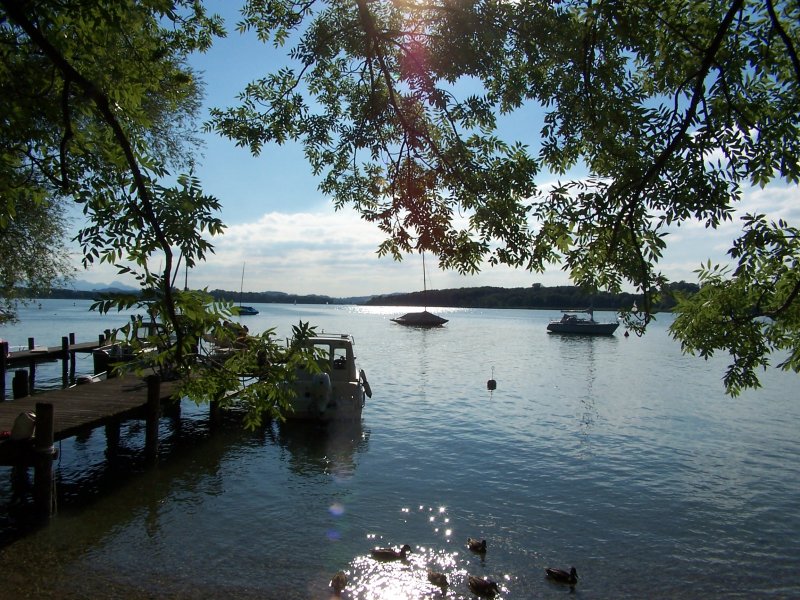 Abendstimmung am 17.07.07 auf der Fraueninsel im Chiemsee