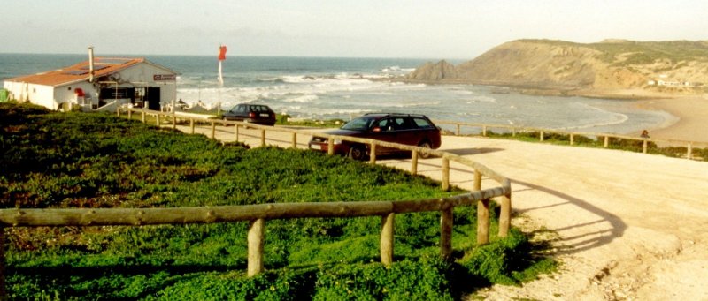 ALJEZUR, 19.01.2001, Praia da Amoreira (Foto eingescannt)