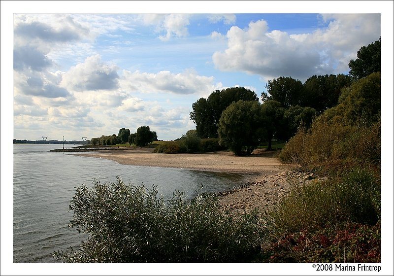 Am Rheinufer bei Langst-Kierst (Meerbusch) kann man eigentlich nicht lange genug auf die Rhein-Fhre warten, um nach Kaiserswerth (Dsseldorf) berzusetzen. Ein traumhaftes Fleckchen Erde.