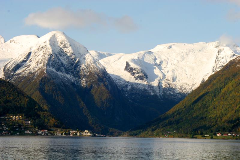 Am Sognefjorden bei Hella; 09.10.2009