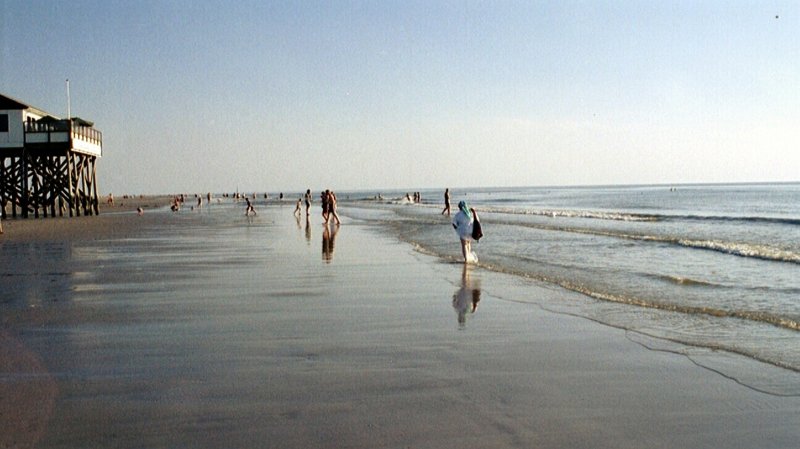 Am Strand von St. Peter-Ording, 2004