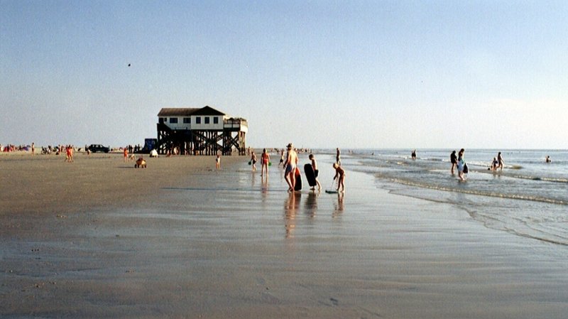 Am Strand von St. Peter-Ording, 2004