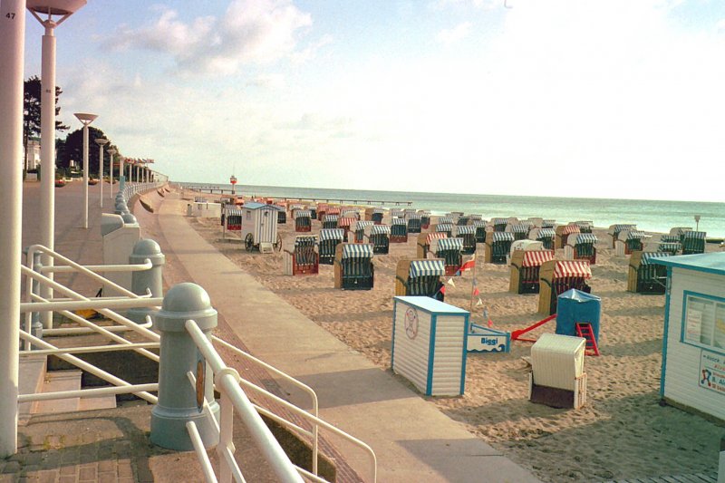 Am Strand von Travemnde - Erinnerungen an den Sommer (Aufnahme Sommer 2003)