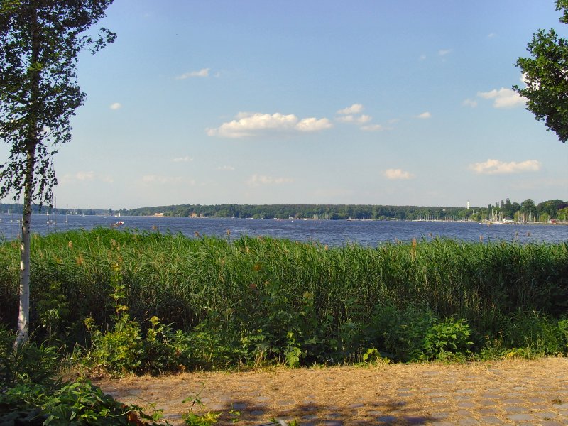 Am Wannsee in BERLIN, Aufnahme vom Juni 2008