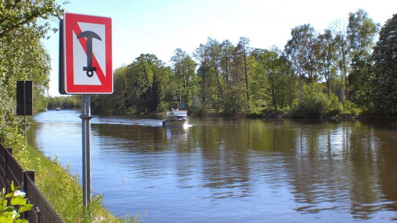 An der SPREE in der Berlin, wenige Minuten vom S-Bhf Jungfernheide entfern, Herbst 2007