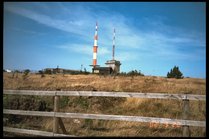 Auf dem brocken, dig. Dia von 1992