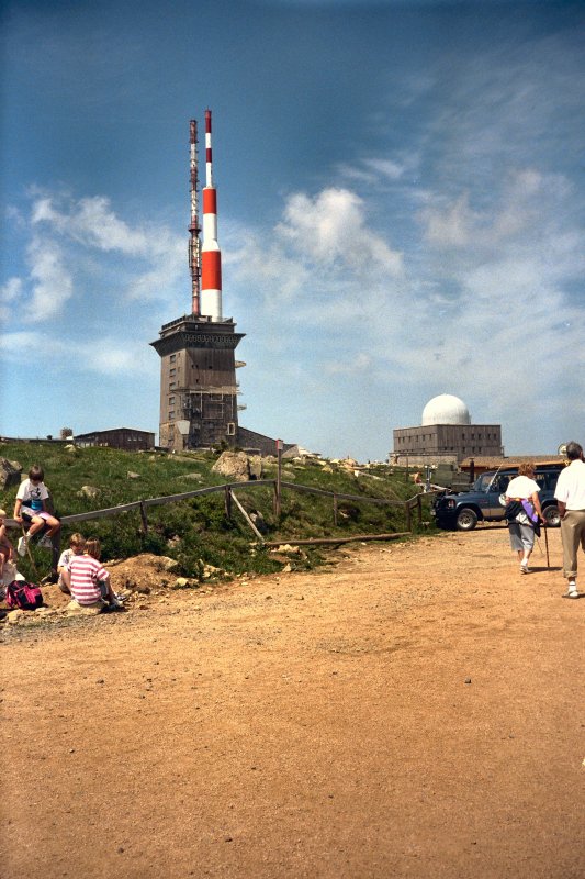 Auf dem Brocken, Sommer 1993, dig. Dia