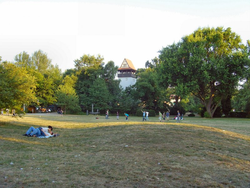 Auf der INSEL (in der Spree)
Juli 2008