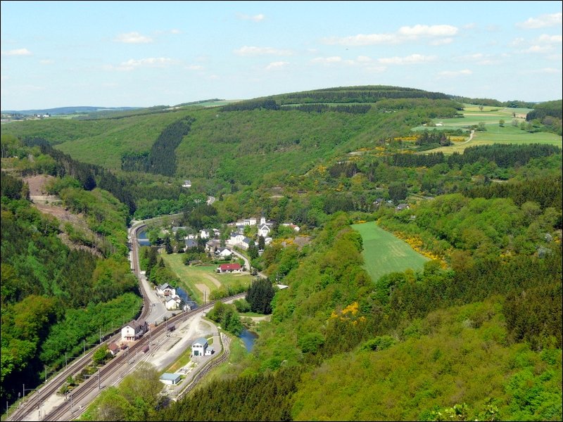 Aussicht von der  Hockslay  auf Kautenbach. 12.05.08