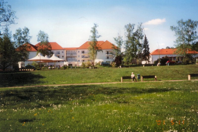 Bad Klosterlausnitz
Blick aus dem Kurpark zum Klinikum