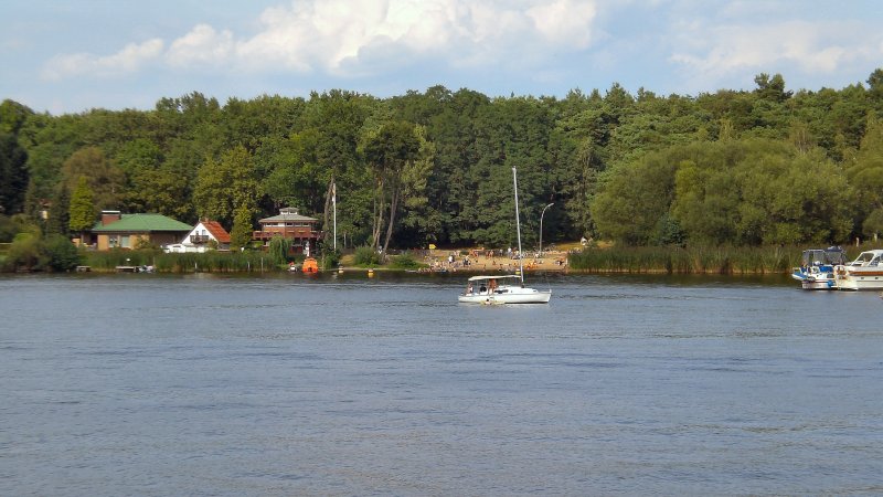 Badestrand am Tegeler See, Sommer 2007