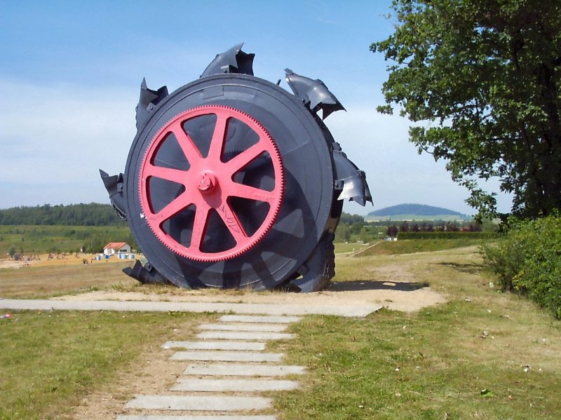 Beim Schaufelrad am Olbersdorfer See, Aufnahme vom Sommer 2004