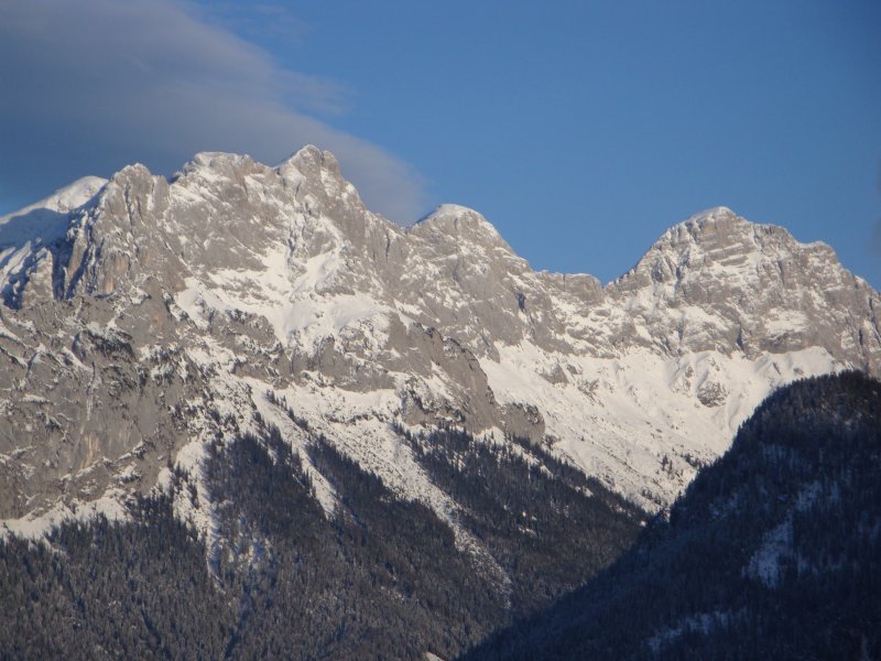 Berge herum um Lofer, Salzburg