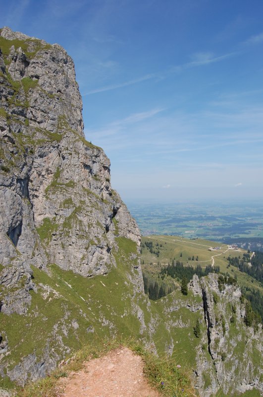 Bergpanorama am Aggenstein (IX) am 19.8.2009...