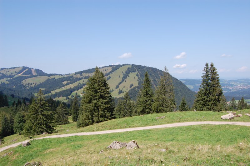 Bergpanorama am Hochgrat (I)... 18.8.2009.