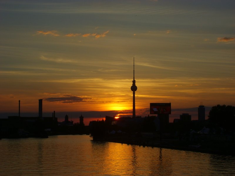 Berlin on der Oberbaumbrcke am 17. Juni 2008