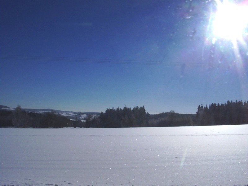 Blauer Himmel ber dem Erzgebirge, Geyer 24.01.06